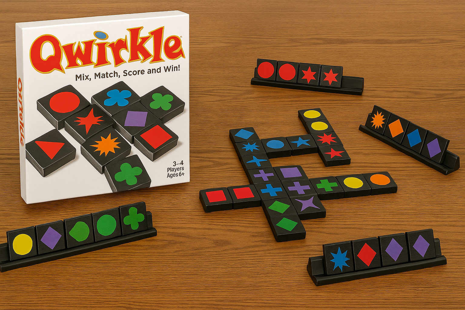 Qwirkle Board Game - Strategy Game